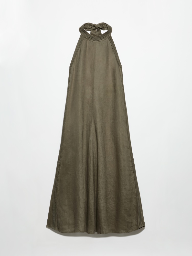 Cat-eye glasses, red | MAX&Co. Passementerie linen dress - KAKI - MAX&Co.